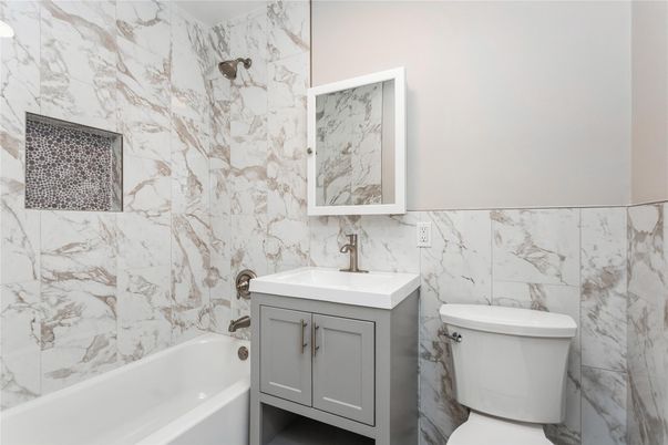 Bathroom, Interior, Marble Walls