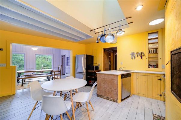 Dining room, Interior, Kitchen, Wood Texture Flooring