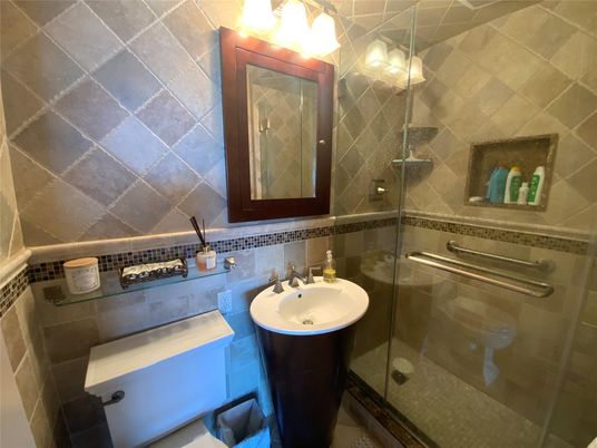 Bathroom, Glass Shower, Interior