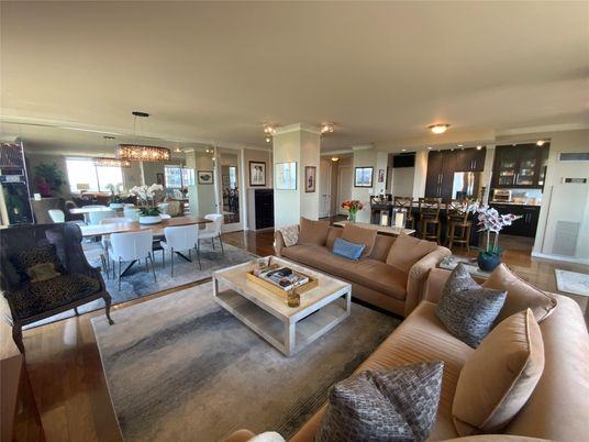 Chandelier, Dining room, Interior, Kitchen, Living room, Pendant Lights, Wood Texture Flooring