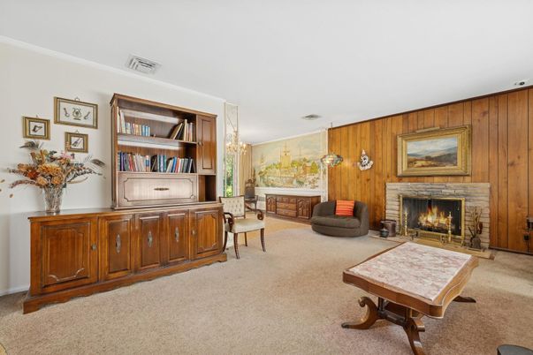 Fireplace, Interior, Wooden Walls