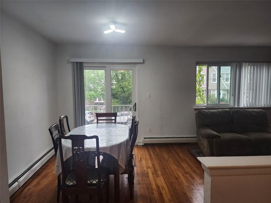 Dining room, Interior, Wood Texture Flooring