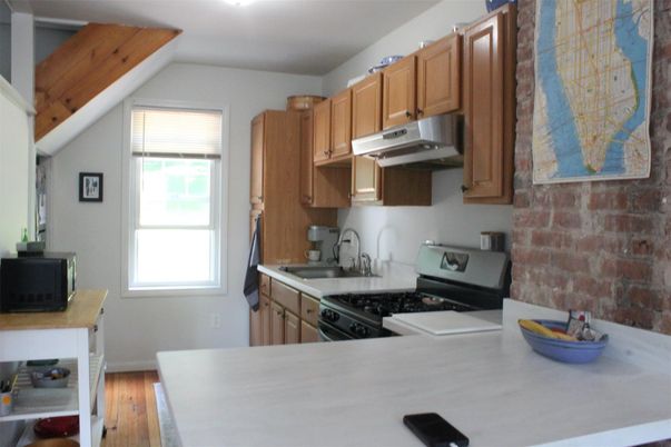 Interior, Kitchen, Wood Texture Flooring