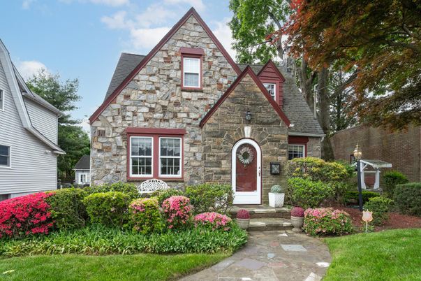 Exterior, Facade, Tudor Revival