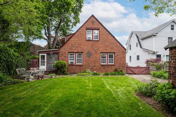 Backyard, Exterior, Facade, Brick Facade, Tudor Revival