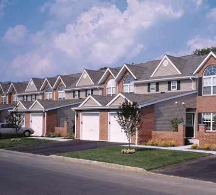 Attached, Exterior, Facade, Brick Facade, Farmhouse