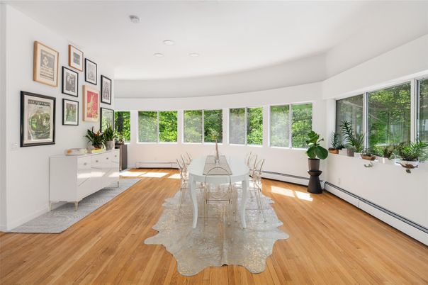 Dining room, Interior, Wood Texture Flooring