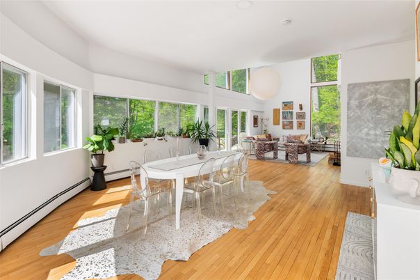 Dining room, Interior, Living room, Wood Texture Flooring