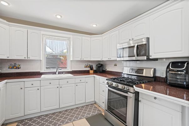 Interior, Kitchen, Recessed Lighting, Stainless Steel Appliances