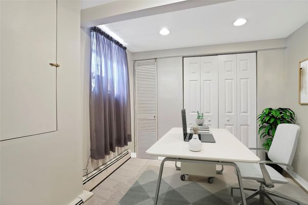 Home Office, Interior, Recessed Lighting