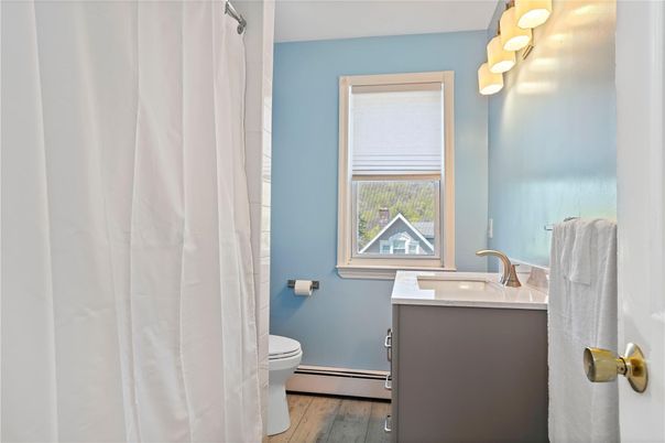 Bathroom, Interior, Wood Texture Flooring
