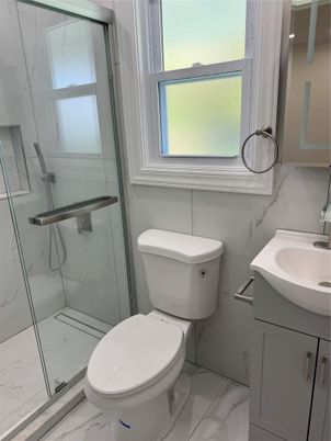 Bathroom, Glass Shower, Interior, Marble, Marble Walls