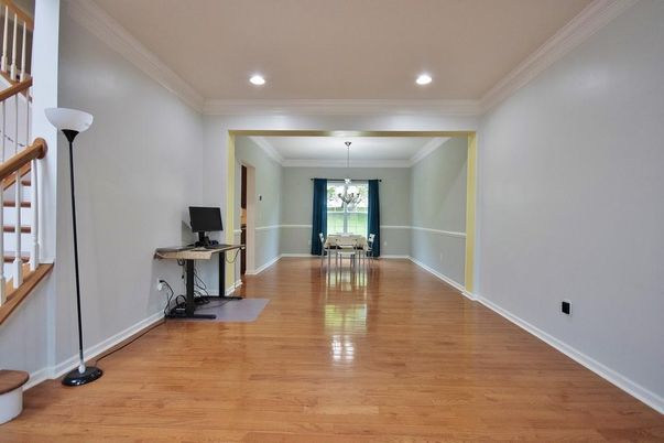 Interior, Pendant Lights, Recessed Lighting, Wood Texture Flooring