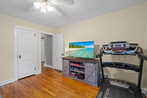 Fitness Equipment, Interior, Wood Texture Flooring