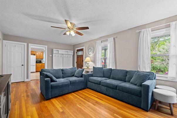 Interior, Kitchen, Living room, Wood Texture Flooring