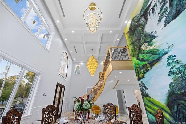 Chandelier, Interior, Recessed Lighting