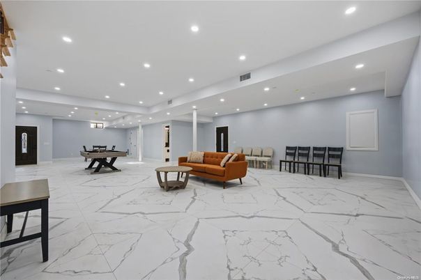 Interior, Living room, Marble, Recessed Lighting