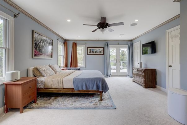 Bedroom, Interior, Recessed Lighting