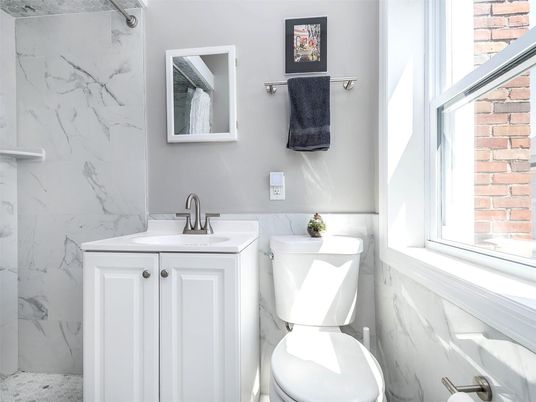 Bathroom, Interior, Marble Walls
