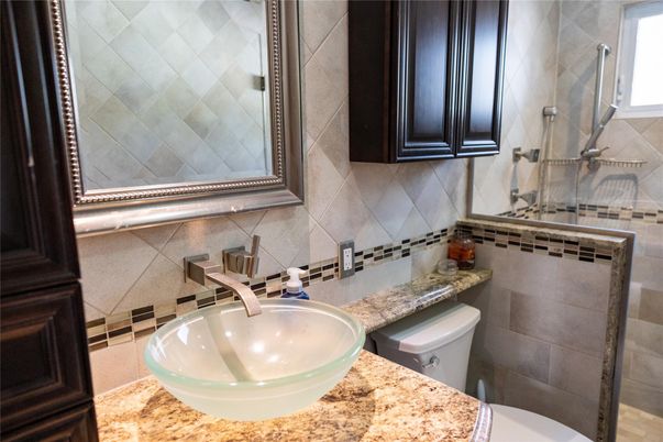 Bathroom, Glass Shower, Interior