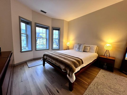 Bedroom, Interior, Wood Texture Flooring