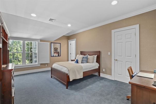 Bedroom, Home Office, Interior, Recessed Lighting