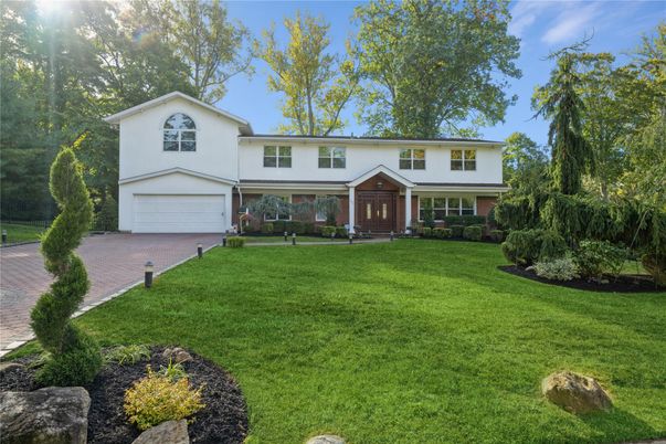 Attached, Backyard, Exterior, Facade, Brick Facade, Farmhouse