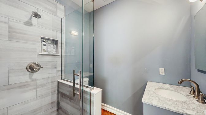 Bathroom, Glass Shower, Interior
