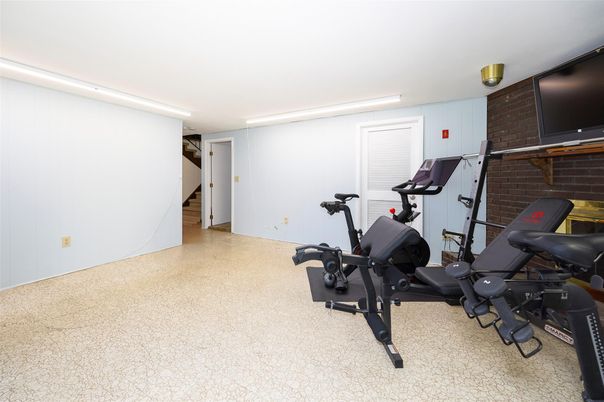 Fitness Equipment, Interior, Stone Walls