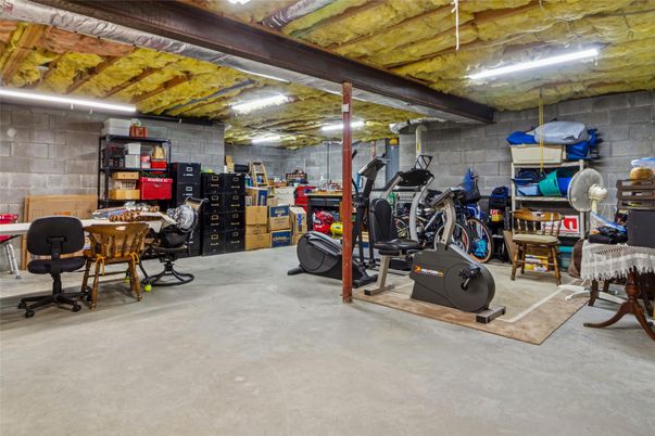 Fitness Equipment, Gym, Interior, Stone Walls