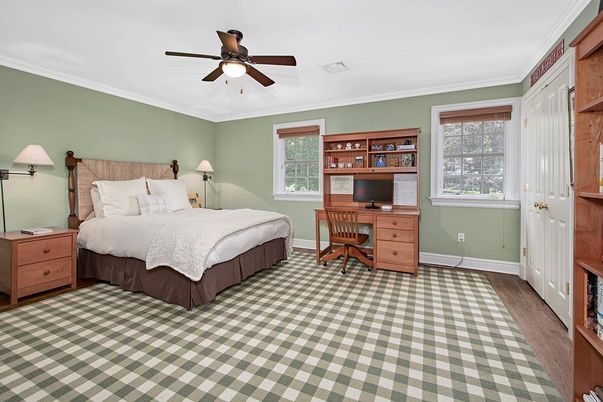 Bedroom, Home Office, Interior, Wood Texture Flooring