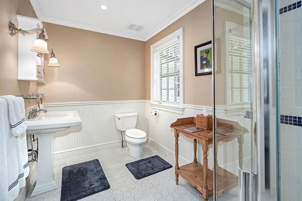 Bathroom, Interior, Recessed Lighting