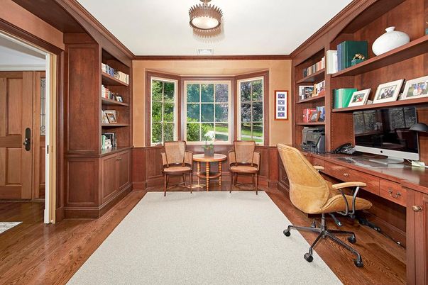 Home Office, Interior, Wood Texture Flooring