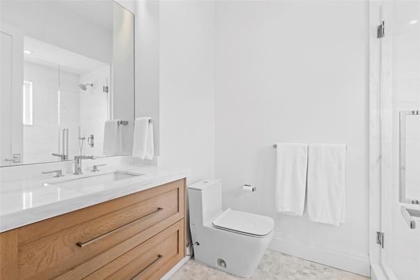 Bathroom, Glass Shower, Interior