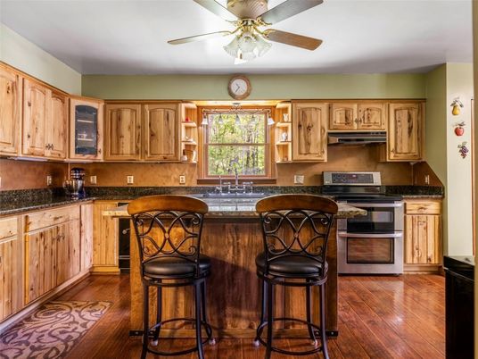 Interior, Kitchen, Wood Texture Flooring