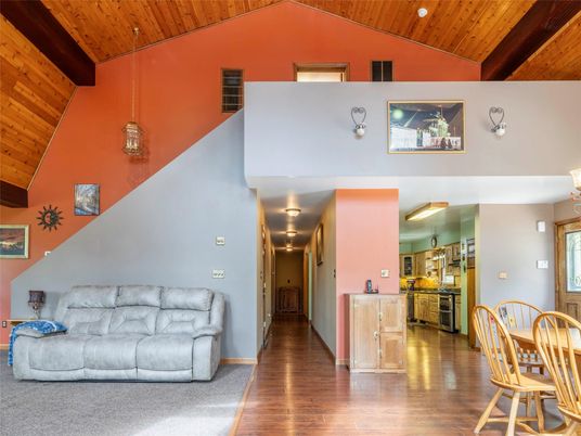 Interior, Kitchen, Pendant Lights, Wooden Beams, Wooden Ceilings, Wood Texture Flooring