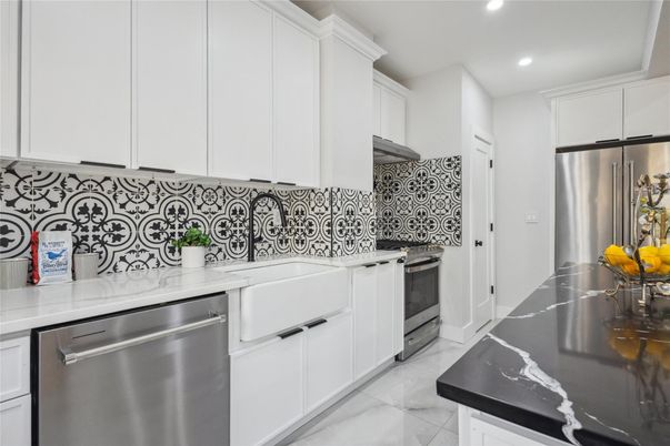 Interior, Kitchen, Recessed Lighting, Stainless Steel Appliances