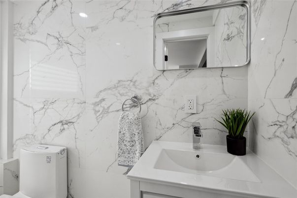 Bathroom, Interior, Marble Walls