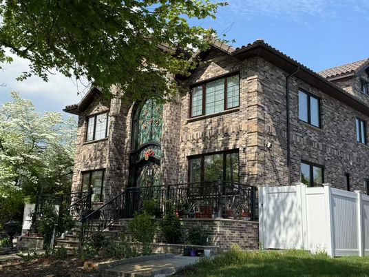 Exterior, Facade, Brick Facade, Tudor Revival