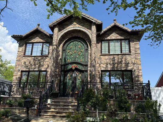 Exterior, Facade, Brick Facade, Tudor Revival