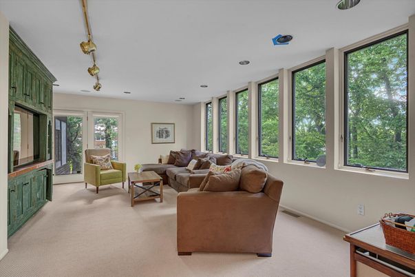 Interior, Living room, Recessed Lighting