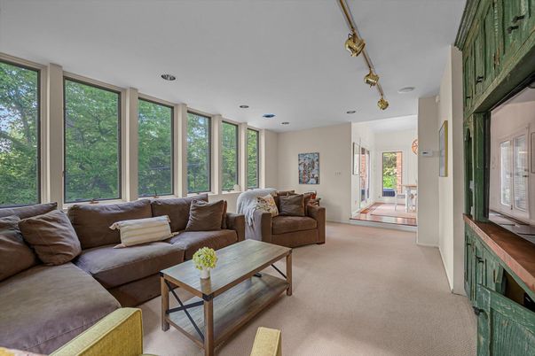 Interior, Living room, Recessed Lighting