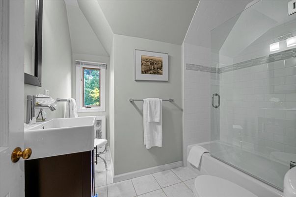 Bathroom, Glass Shower, Interior