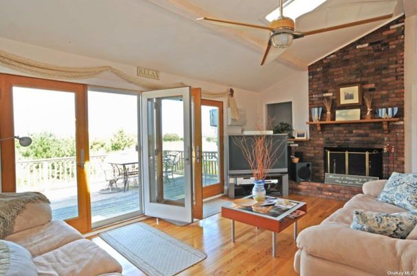 Fireplace, Interior, Living room, Stone Walls, Wood Texture Flooring