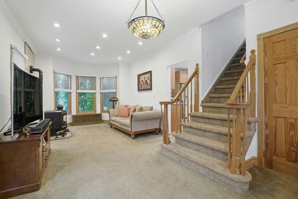 Fireplace, Interior, Living room, Pendant Lights, Recessed Lighting