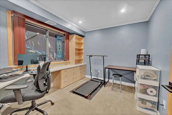 Fitness Equipment, Home Office, Interior, Recessed Lighting