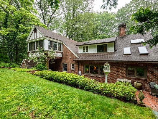 Exterior, Facade, Brick Facade, Tudor Revival