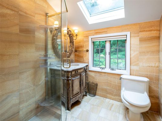 Bathroom, Glass Shower, Interior