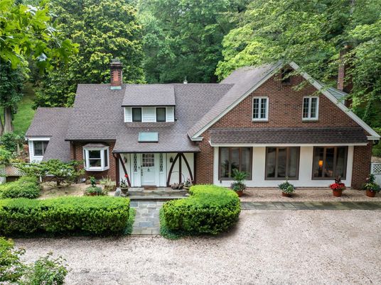 Exterior, Facade, Brick Facade, Tudor Revival