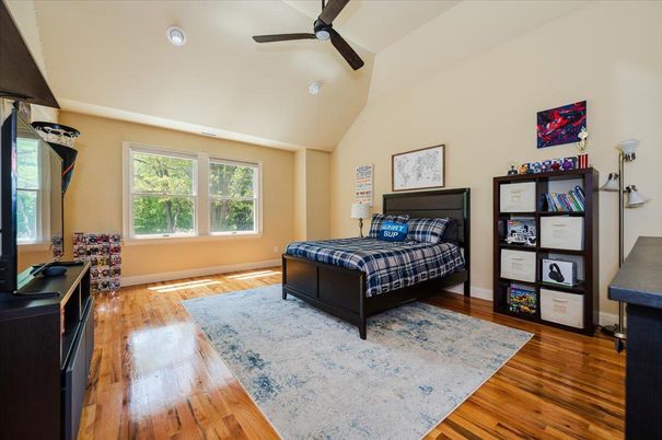 Bedroom, Interior, Wood Texture Flooring